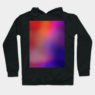 Colorful Magenta Pink Purple and Red Abstract Glow Hoodie